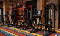 Multi-station machines in the completed gym